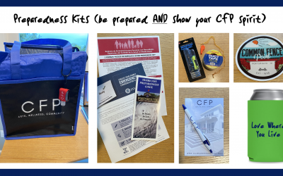 CFP Swag Bags and Preparedness Kits
