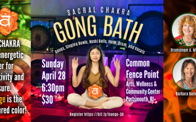 Sacral Chakra Gong Bath 4/28 6:30 PM